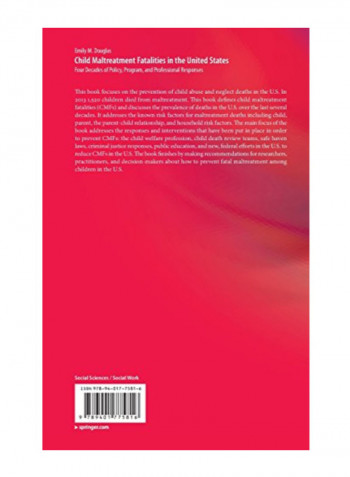 Child Maltreatment Fatalities In The United States Hardcover