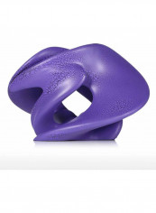 Abstract Resin Sculpture Home Decor Accent Purple