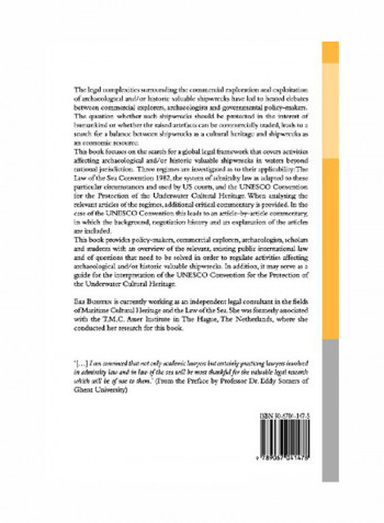Archaeological And/Or Historic Valuable Shipwrecks In International Waters Paperback