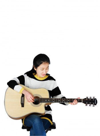 41-Inch Cutaway Acoustic Folk Guitar With Gig Bag
