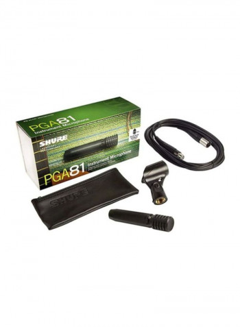 Condenser Instrument Microphone PGA81 XLR Black