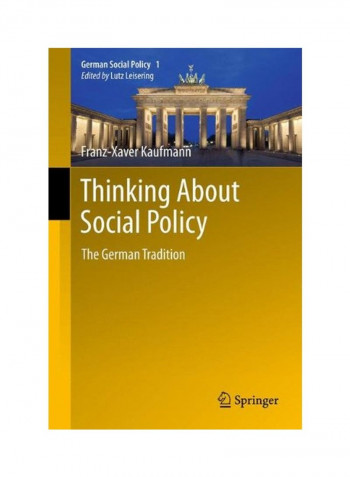Thinking About Social Policy : The German Tradition Paperback