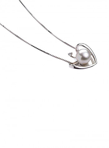 Sterling Silver Metal Pendant Necklace