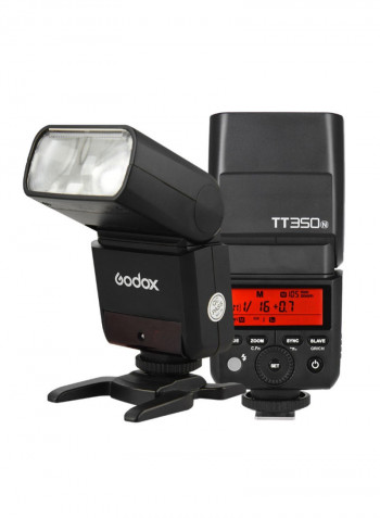 Thinklite TT350N Mini 2.4G Wireless TTL Camera Flash Master Black