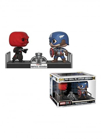 Red Skull Vs Captain America Movie Moments Bobblehead Toy 32880 3.75inch