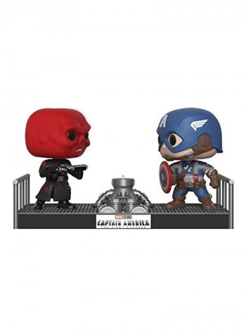 Red Skull Vs Captain America Movie Moments Bobblehead Toy 32880 3.75inch