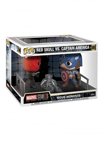 Red Skull Vs Captain America Movie Moments Bobblehead Toy 32880 3.75inch