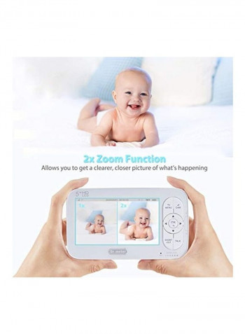 HD Display Baby Monitor With 4 In 1 Camera Connection And Audio