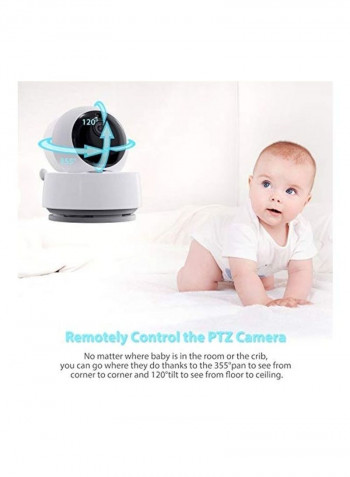 HD Display Baby Monitor With 4 In 1 Camera Connection And Audio