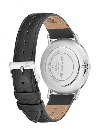 Men's Moon - Nov18 Leather Analog Wrist Watch 2011016