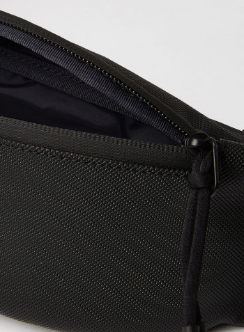 Coated Canvas Bumbag Noir