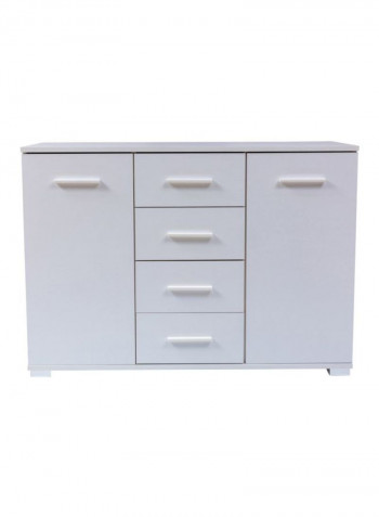 Mix Match 2-Door Sideboard White 39x85x120centimeter