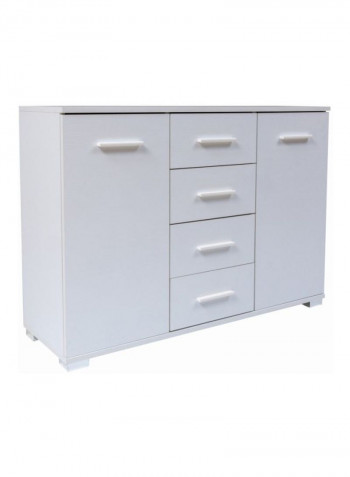 Mix Match 2-Door Sideboard White 39x85x120centimeter