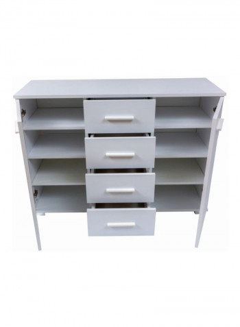 Mix Match 2-Door Sideboard White 39x85x120centimeter