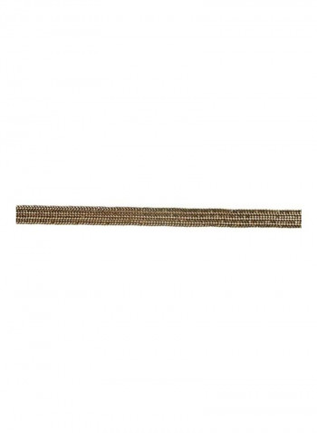 Hercules Mylar Braid Trim Brown