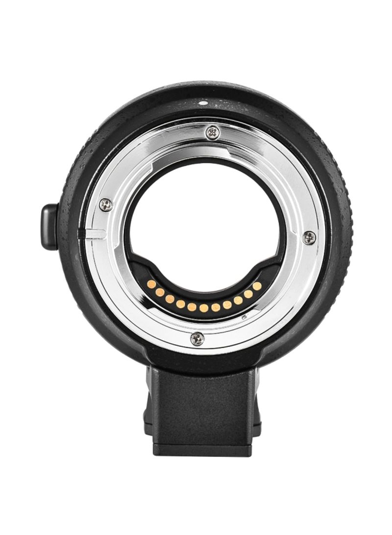 CM-AEF-MFT Lens Mount Adapter Ring For Sony EF/EF-S Lens To M4/3/Panasonic GH5/GH3/GH4/GX7/GF5/GF6/GX1/GM/Olympus PL5 PL6 OM-D E-M5 E-M1 Black/Silver