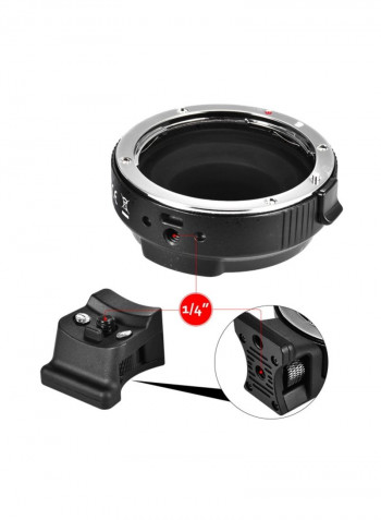 CM-AEF-MFT Lens Mount Adapter Ring For Sony EF/EF-S Lens To M4/3/Panasonic GH5/GH3/GH4/GX7/GF5/GF6/GX1/GM/Olympus PL5 PL6 OM-D E-M5 E-M1 Black/Silver