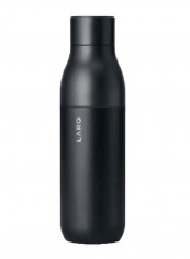 Self Cleaning USB Rechargeable Water Bottle Obsidian Black 25ounce