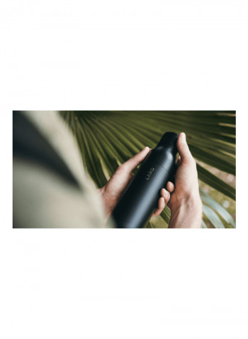 Self Cleaning USB Rechargeable Water Bottle Obsidian Black 25ounce