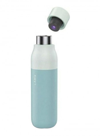 Self Cleaning USB Rechargeable Water Bottle Seaside Mint 26.4 x 7.6cm