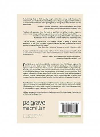 Foodscapes Of Contemporary Japanese Women Writers Hardcover