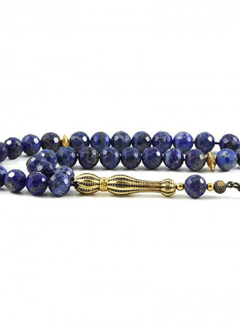 Lapis Lazuli Prayer Beads  with Sterling Silver Components