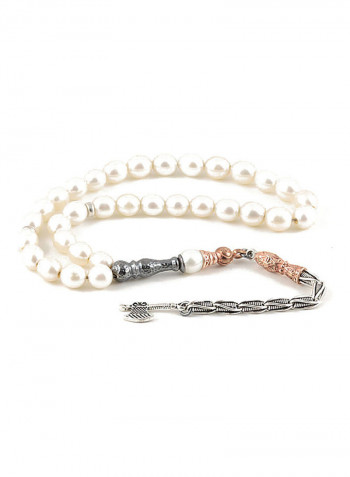 Pearl Prayer Beads with Sterling Silver components