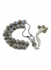 Labradorite Worry Beads with Sterling Silver components