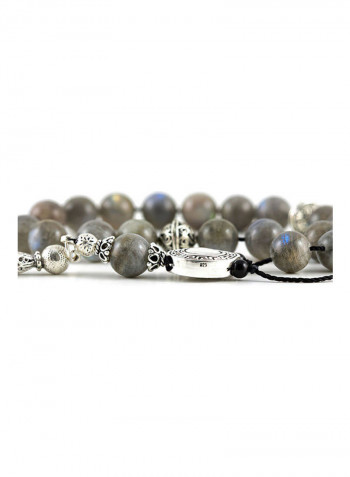 Labradorite Worry Beads with Sterling Silver components