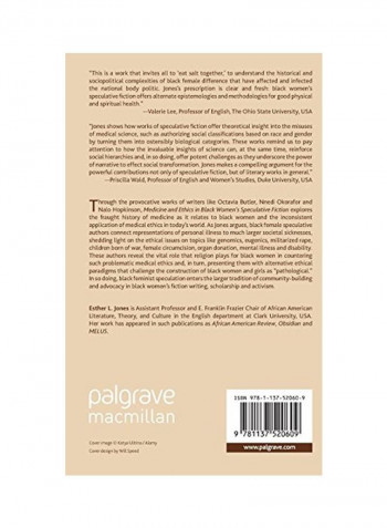 Medicine And Ethics In Black Women's Speculative Fiction Hardcover
