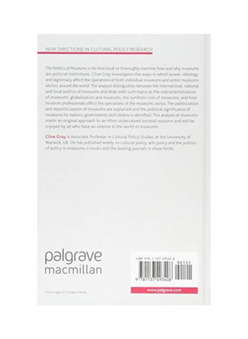 The Politics Of Museums Hardcover