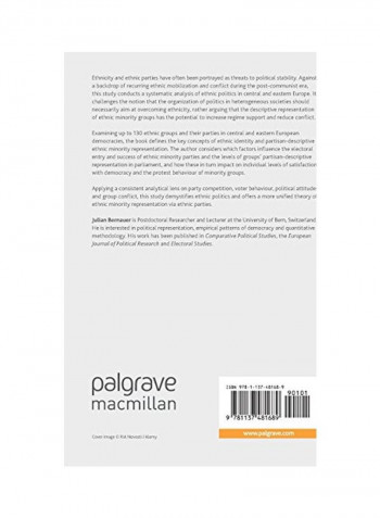 Ethnic Politics, Regime Support And Conflict In Central And Eastern Europe Hardcover