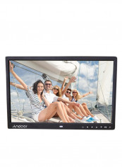 LED Digital Photo Frame With Infrared Remote Control Black