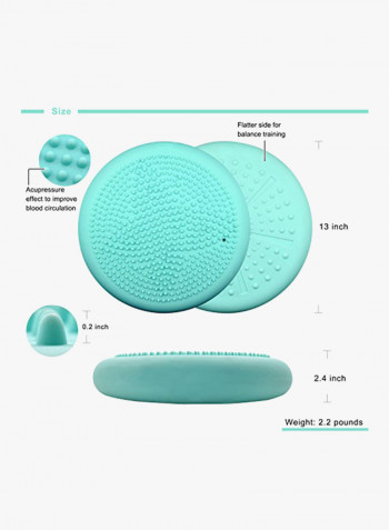 Air Stability Wobble Cushion With Pump 12.992125971X2.9921259812X12.992125971inch