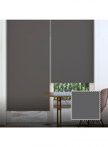 Single Sombras Blackout Roller Window Shade Grey 200x150cm