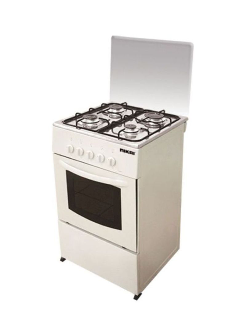 4-Hob Gas Cooker With Oven U2110N5 White
