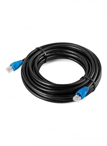 Cat6 Riser CMR UTP Bulk Ethernet Cable 75meter Black