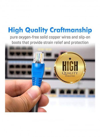 Cat6 Riser CMR UTP Bulk Ethernet Cable 75meter Black