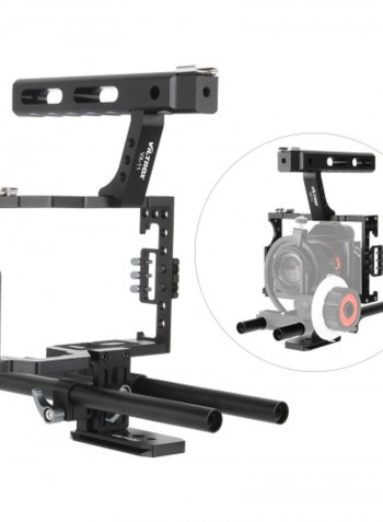Camera Cage Mount For Panasonic GH4/GH3 Camera Black