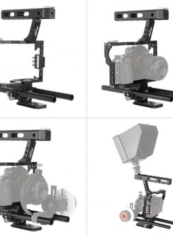 Camera Cage Mount For Panasonic GH4/GH3 Camera Black