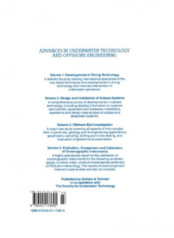 Offshore Site Investigation Paperback