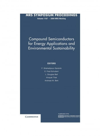 Comp Semiconductors For Energy Applications And Environmental Sustainability Hardcover English