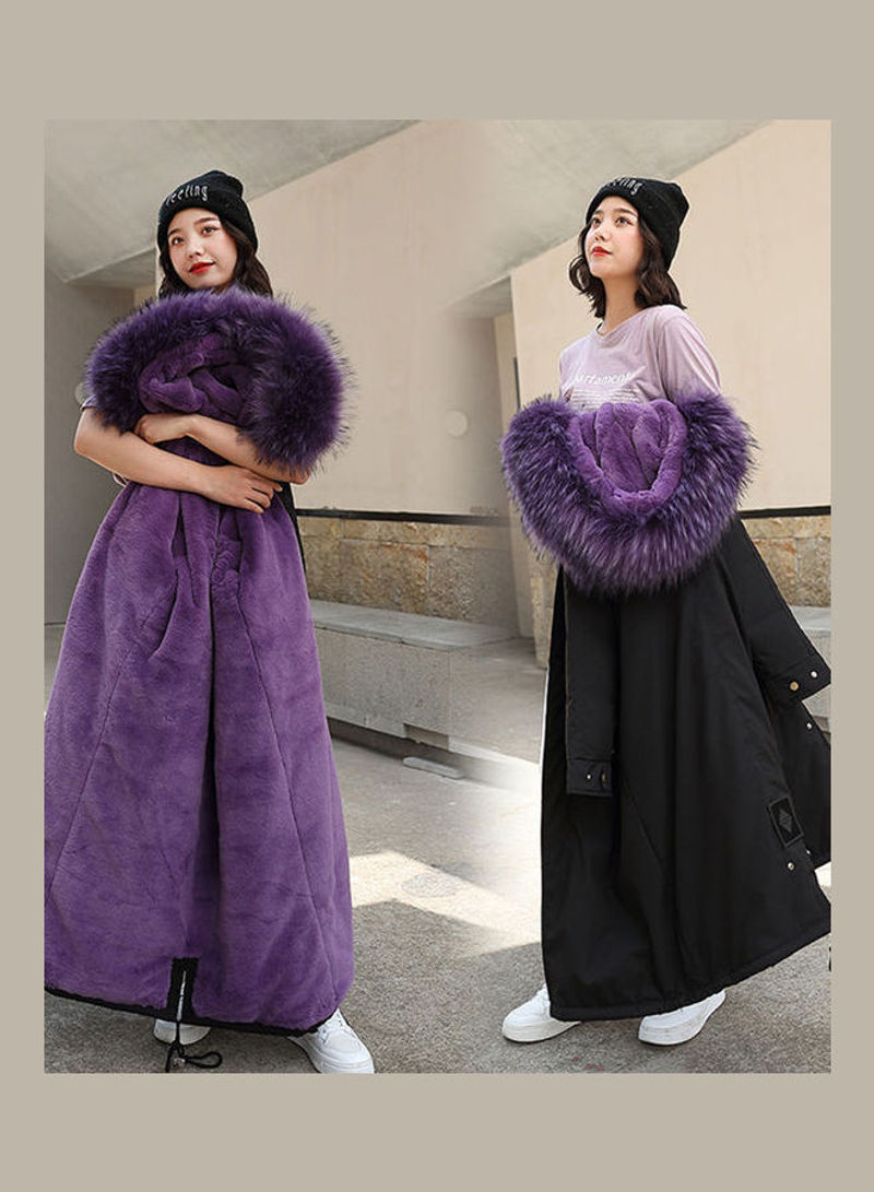 Winter Jacket Black/Purple