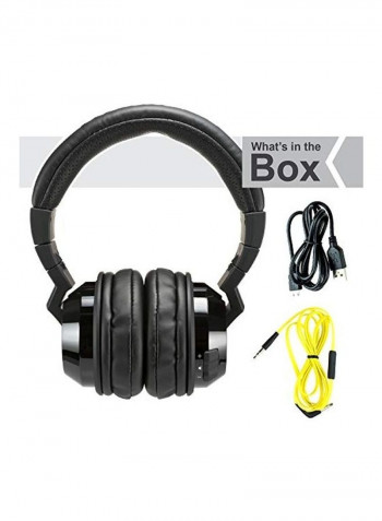 Wireless Bluetooth Over-Ear Headphones Black