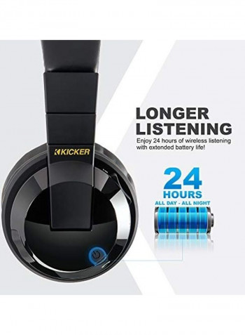 Wireless Bluetooth Over-Ear Headphones Black