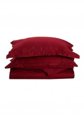 3-Piece Duvet Cover Set Burgundy Queen reviews 3-Piece Duvet Cover Set Burgundy Queen