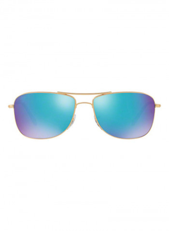Full Rim Rectangular Sunglasses - Lens Size: 59 mm