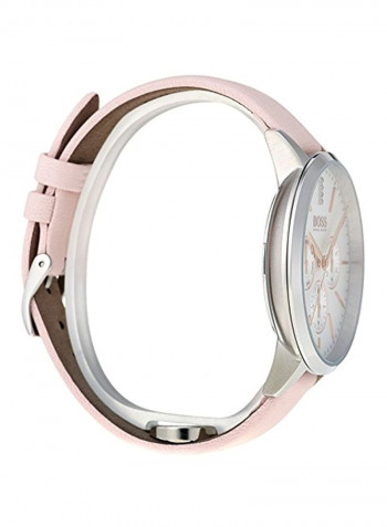 Women's Leather Chronograph Wrist Watch 1502419