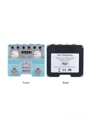 Reverie Reverb Guitar Effect Pedal With Two Footswitch