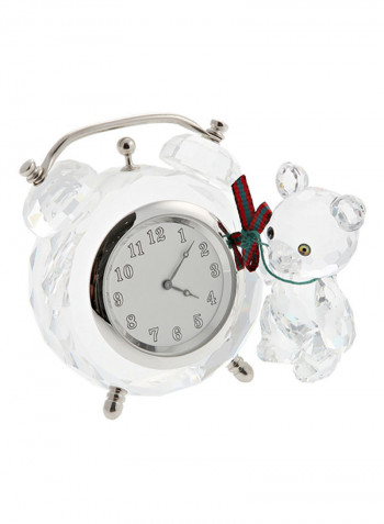 Memories Kris Bear Table Clock Clear 63millimeter